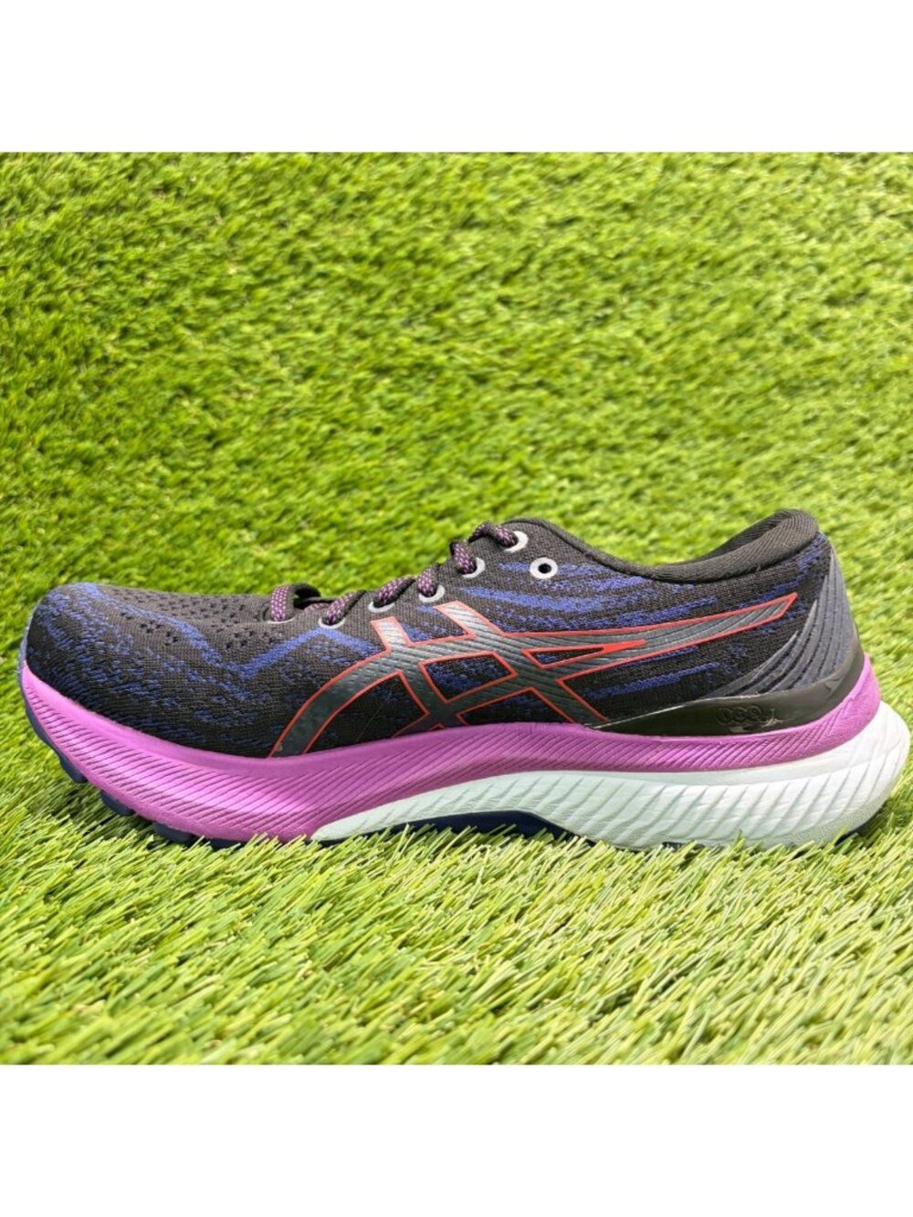 Asics Gel-Kayano 29 Womens Size 6.5 Black Purple Athletic Running Shoes Sneakers - Picture 2 of 9